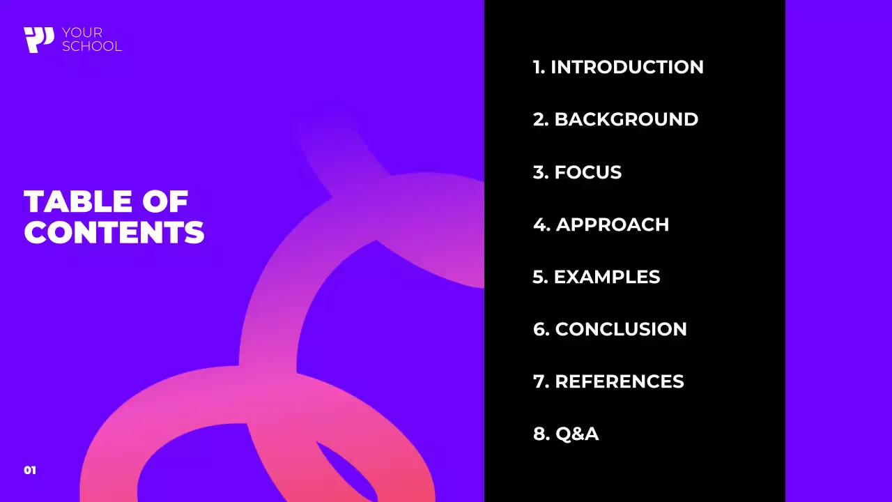 Purple Modern Academic Presentation