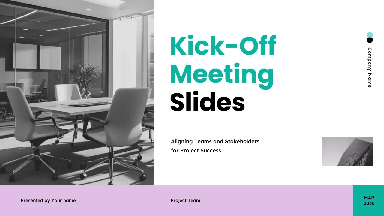 Teal Modern Business Presentation