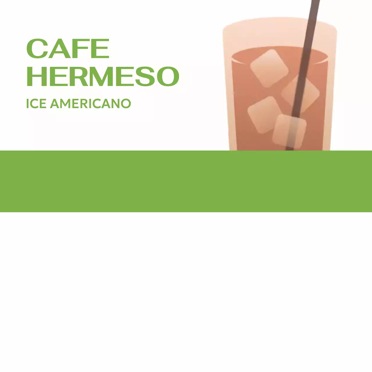 Alat tulis notepad kafe sederhana dengan ilustrasi minuman panas