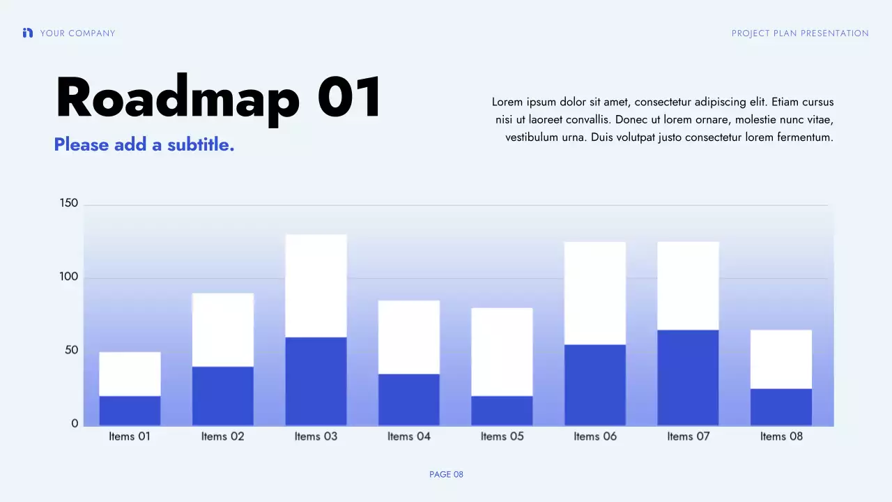 Blue Modern Project Plan Presentation