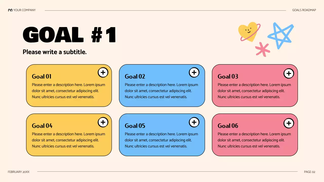 Black Modern Goals Roadmap Presentation