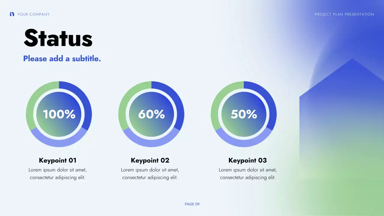 Blue Modern Project Plan Presentation