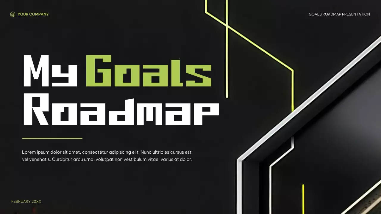 Black Modern Goals Roadmap Presentation