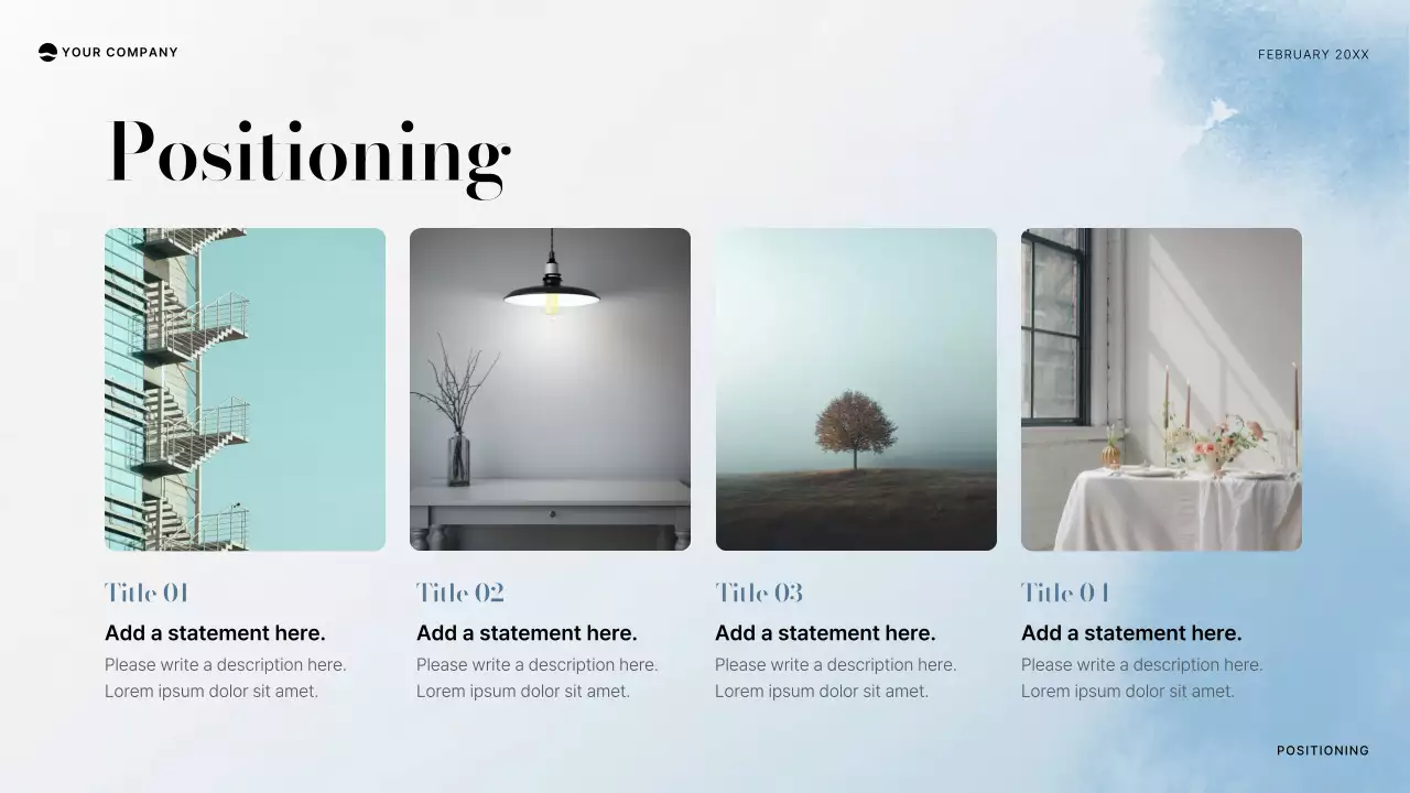 Blue Minimal Project Roadmap Presentation