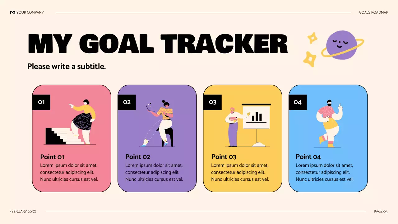 Black Modern Goals Roadmap Presentation