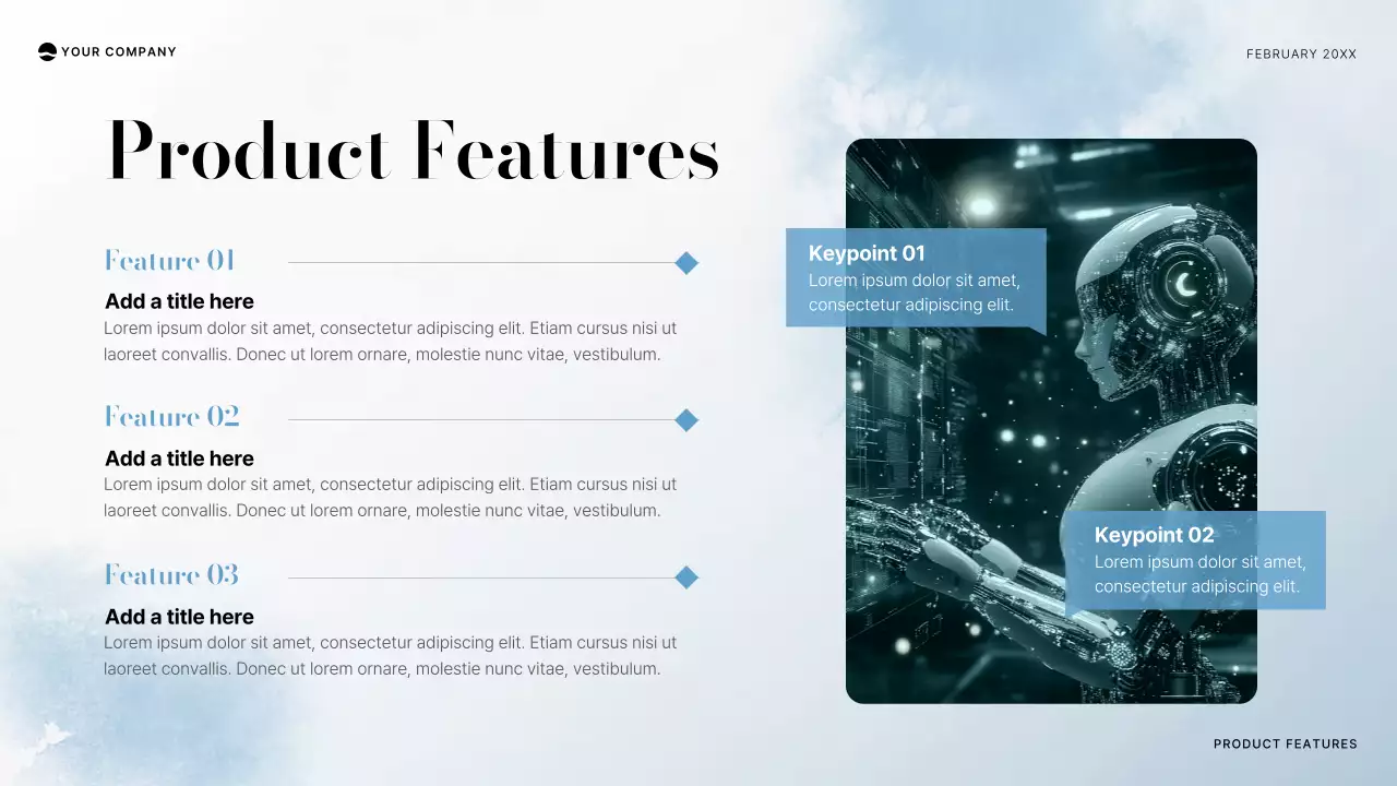 Blue Minimal Project Roadmap Presentation