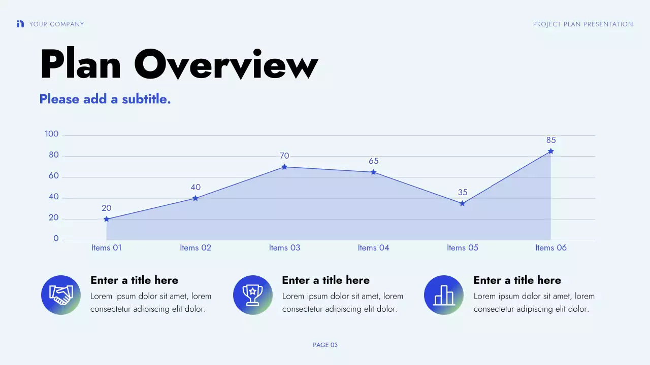 Blue Modern Project Plan Presentation