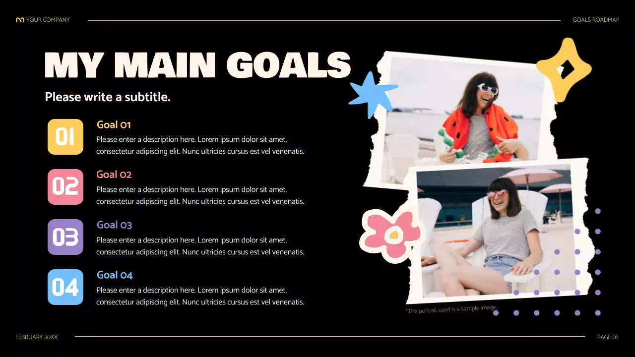 Black Modern Goals Roadmap Presentation