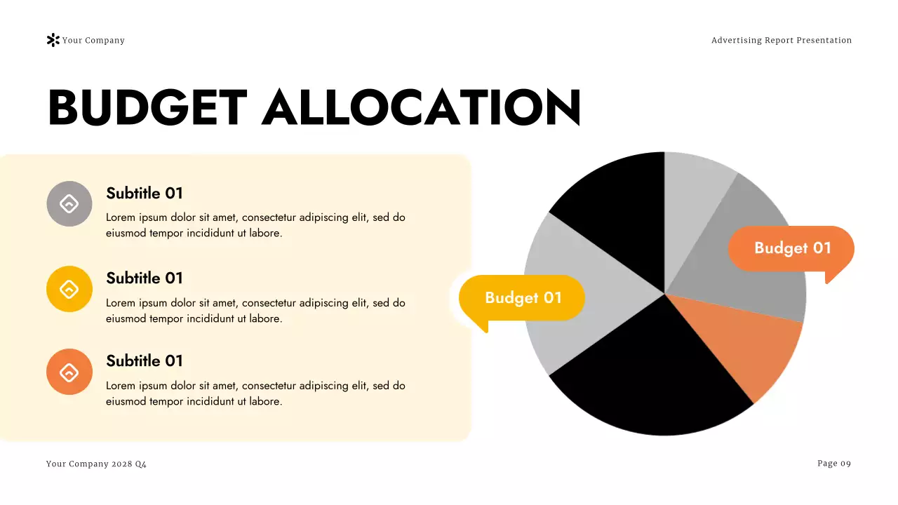 Yellow Modern Advertising Campaign Presentation