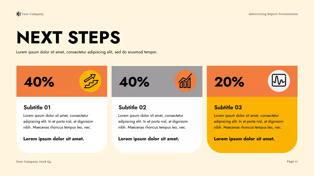 Yellow Modern Advertising Campaign Presentation