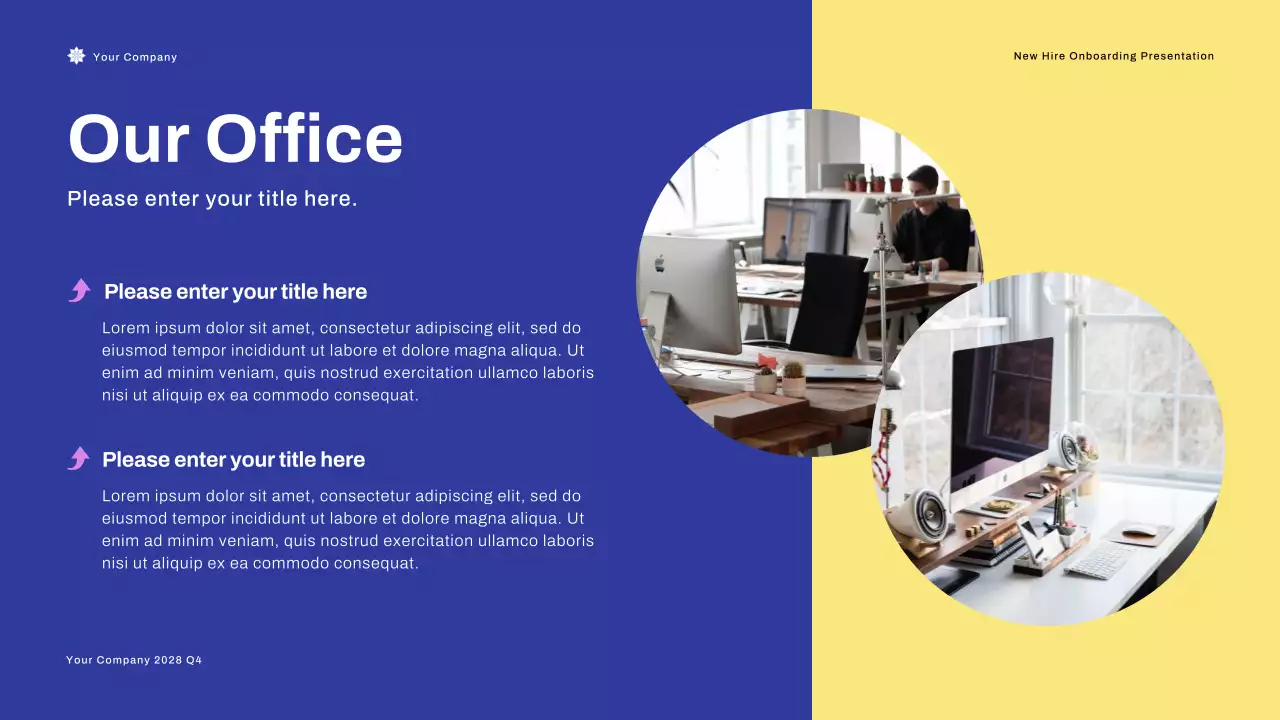 Apresentação do Blue Modern Onboarding Guide