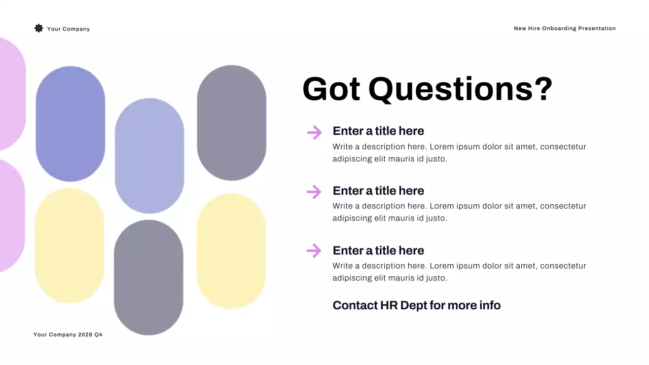 Apresentação do Blue Modern Onboarding Guide