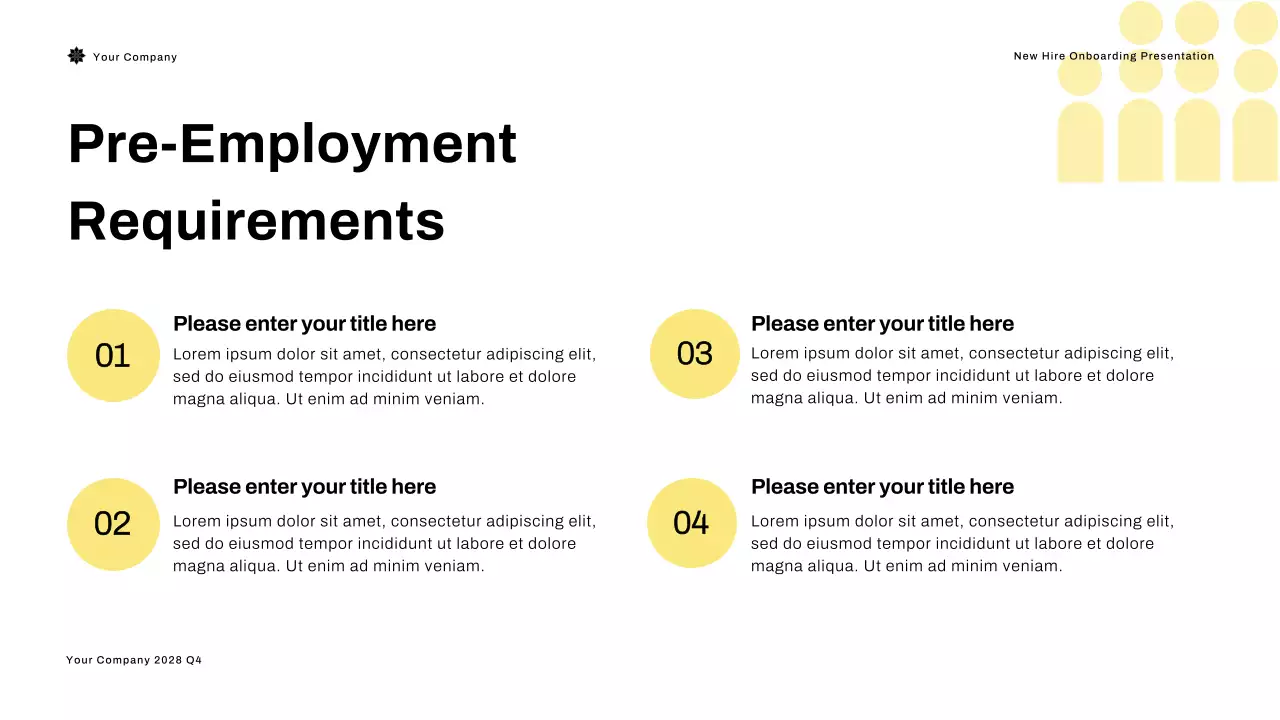 Apresentação do Blue Modern Onboarding Guide