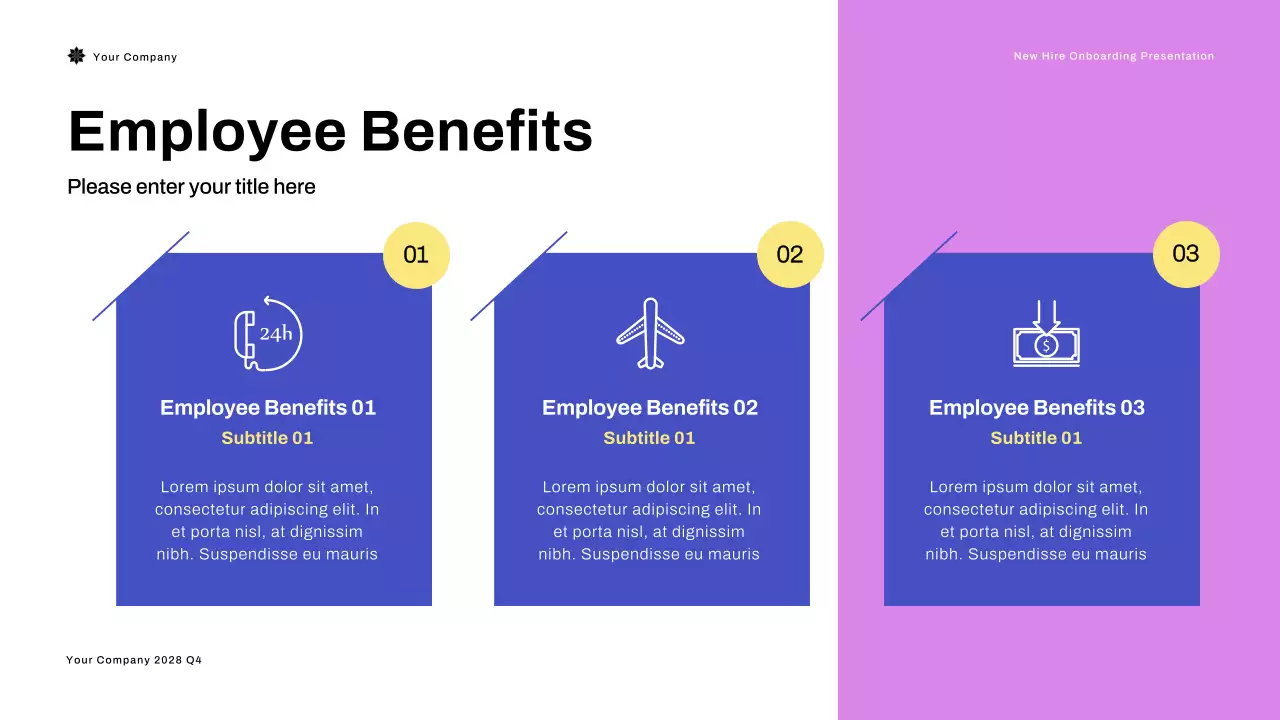 Apresentação do Blue Modern Onboarding Guide