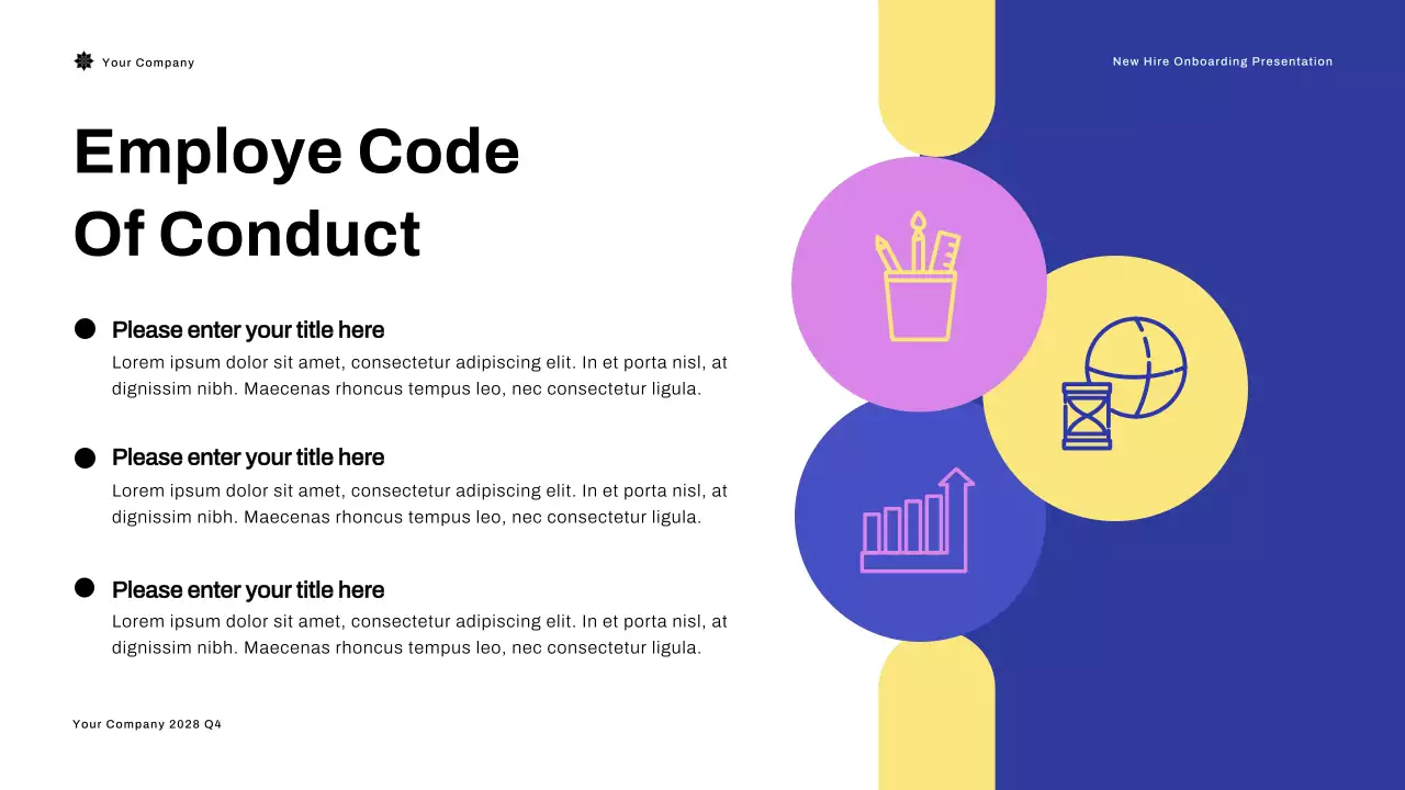 Apresentação do Blue Modern Onboarding Guide