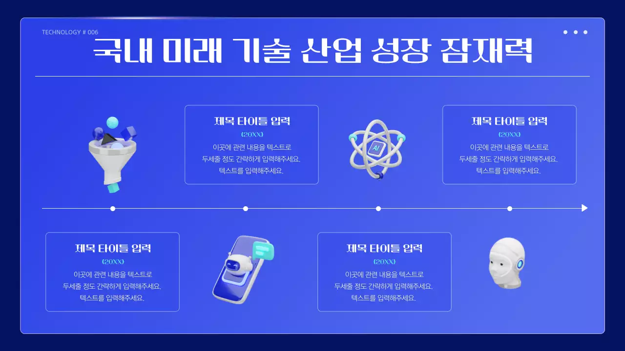 파랑의 아기자기한 미래기술 발표자료