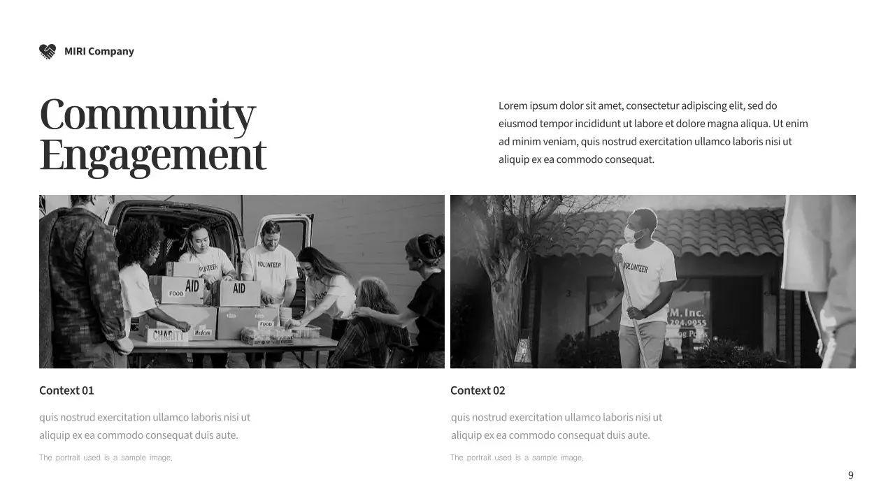 Grey Minimal Fundraising Proposal Document Presentation