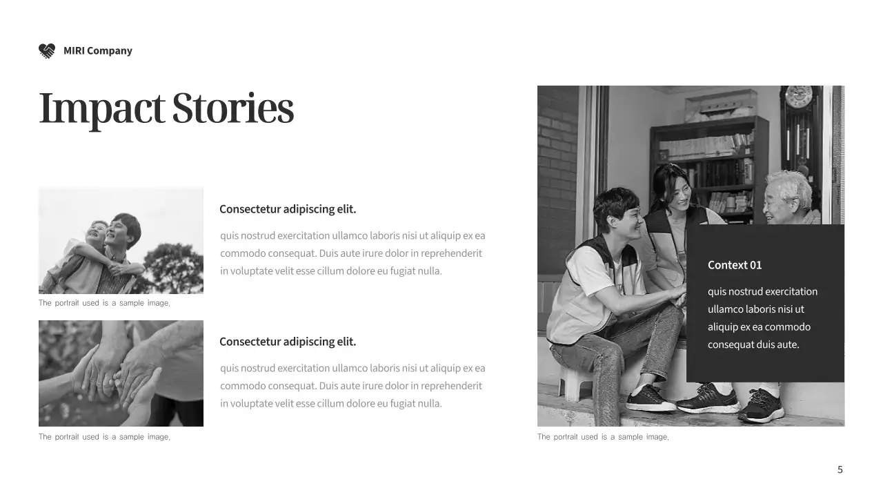 Grey Minimal Fundraising Proposal Document Presentation