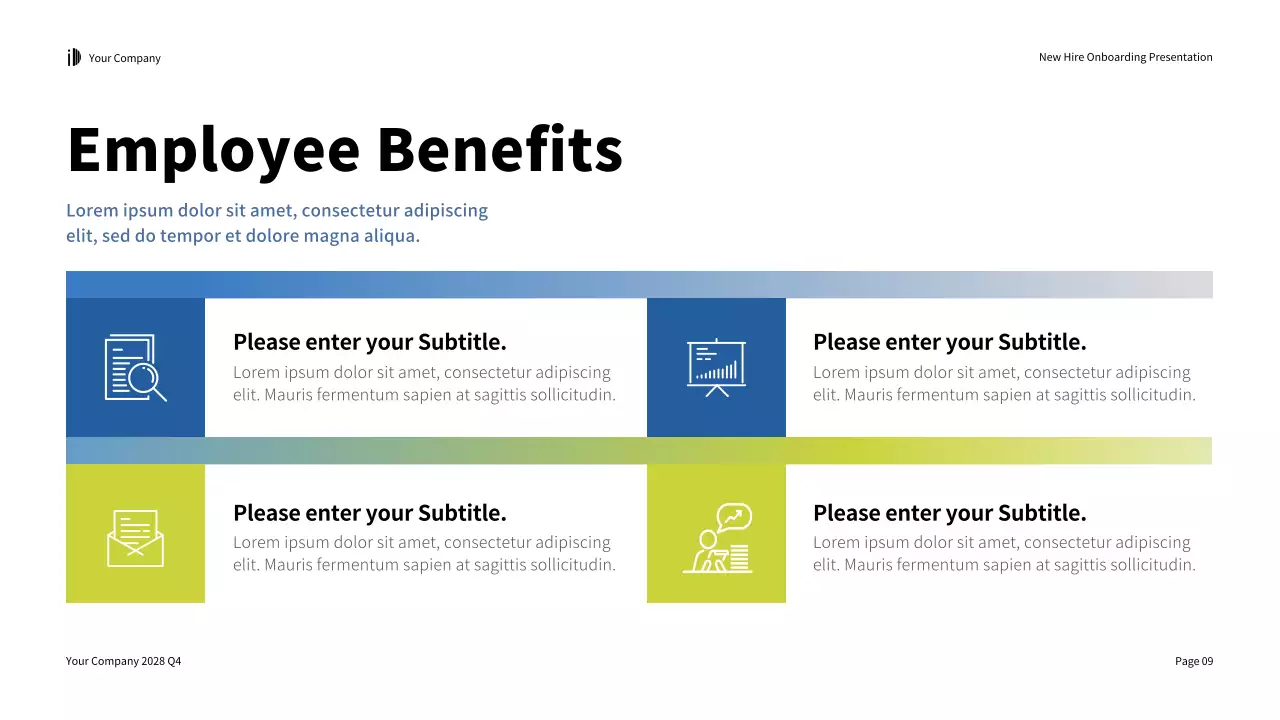 Green Modern Onboarding Guide Presentation