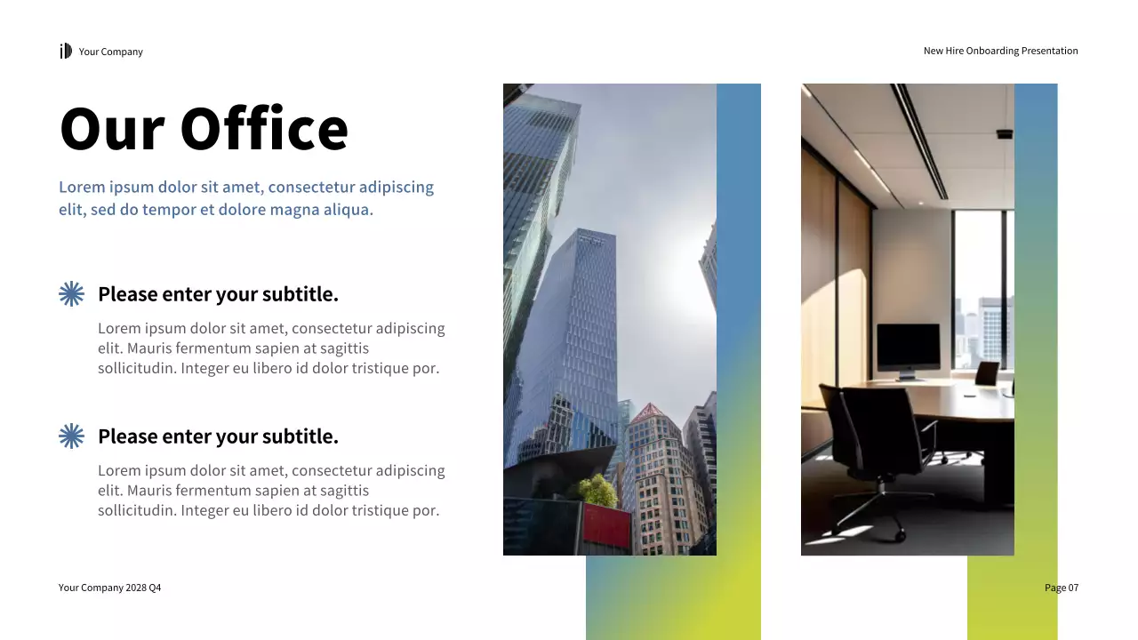 Green Modern Onboarding Guide Presentation