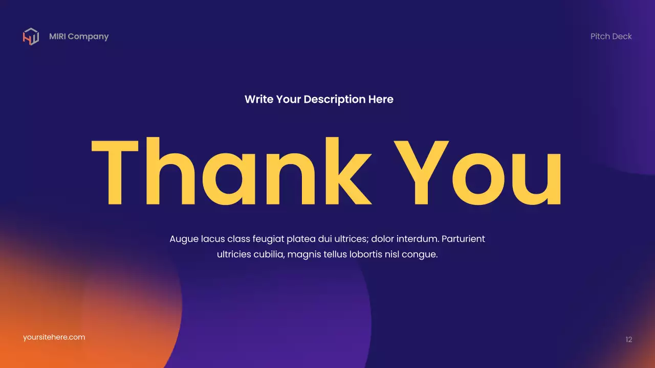 Purple Modern Pitch Deck Presentation