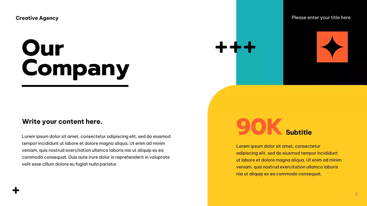 Orange Trendy Creative Agency Presentation