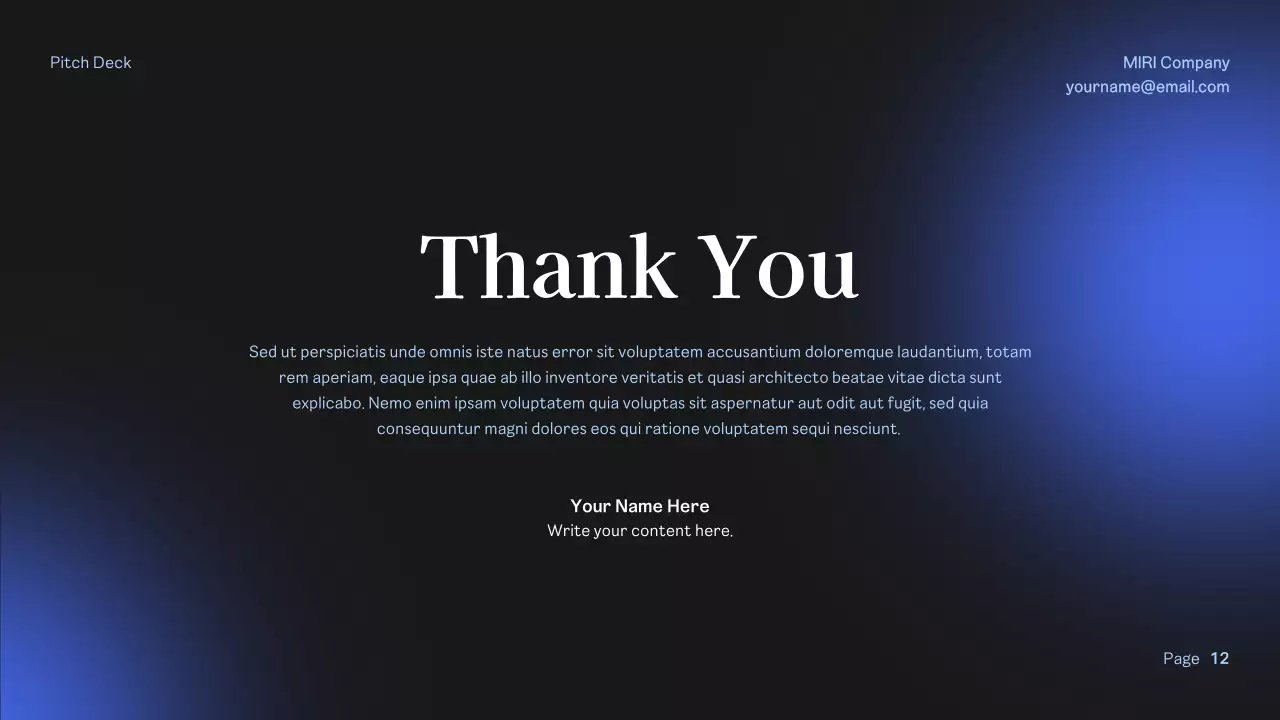 Blue Modern Media Guide Presentation