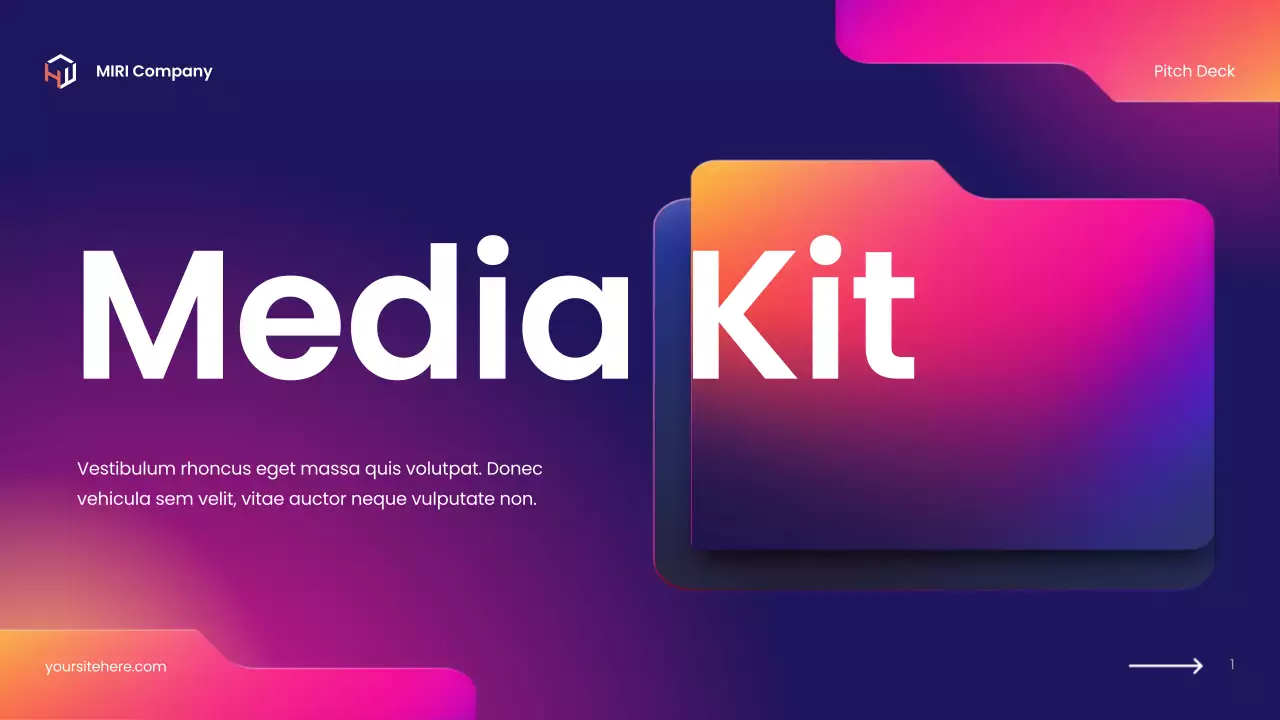 Purple Modern Pitch Deck Presentation