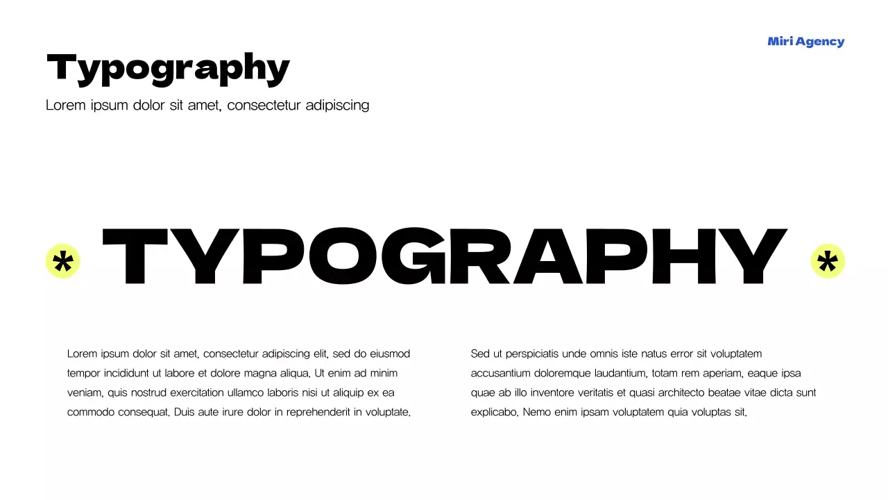 Yellow Modern Creative Agency Introduction Presentation