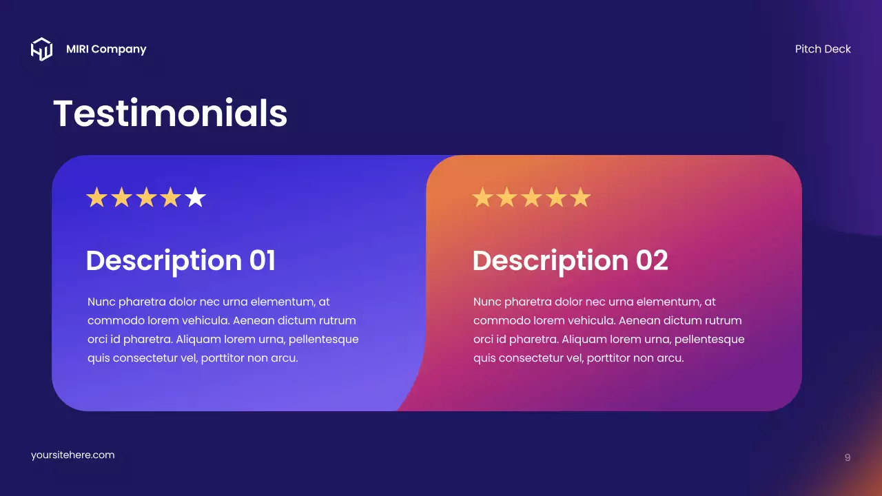 Purple Modern Pitch Deck Presentation