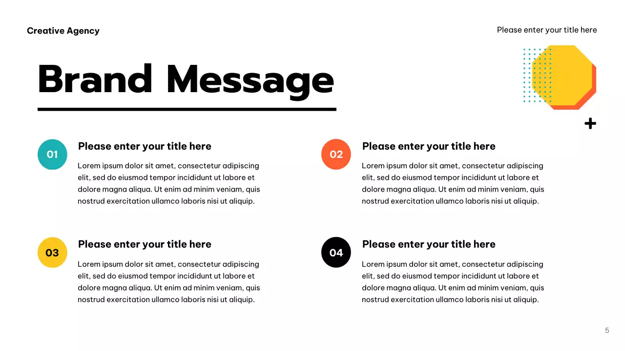 Orange Trendy Creative Agency Presentation