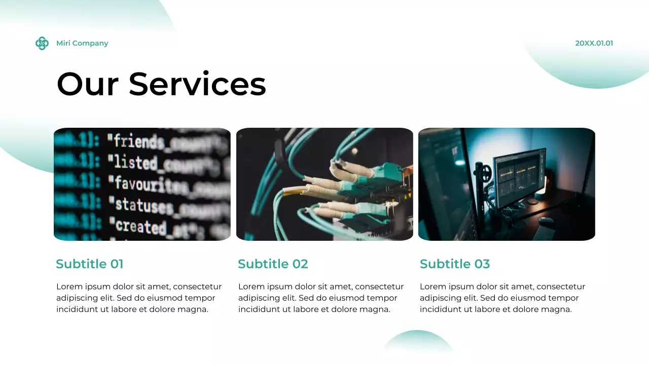 Teal Modern Cybersecurity Agency Presentation