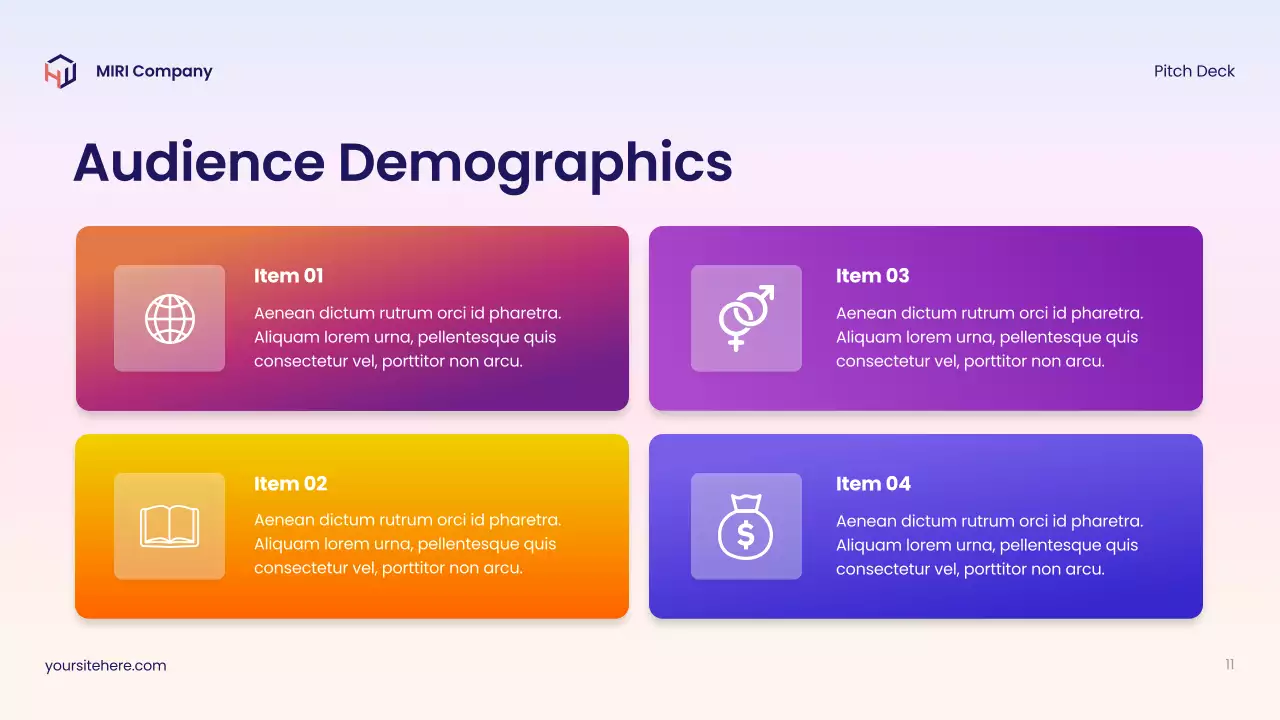 Purple Modern Pitch Deck Presentation