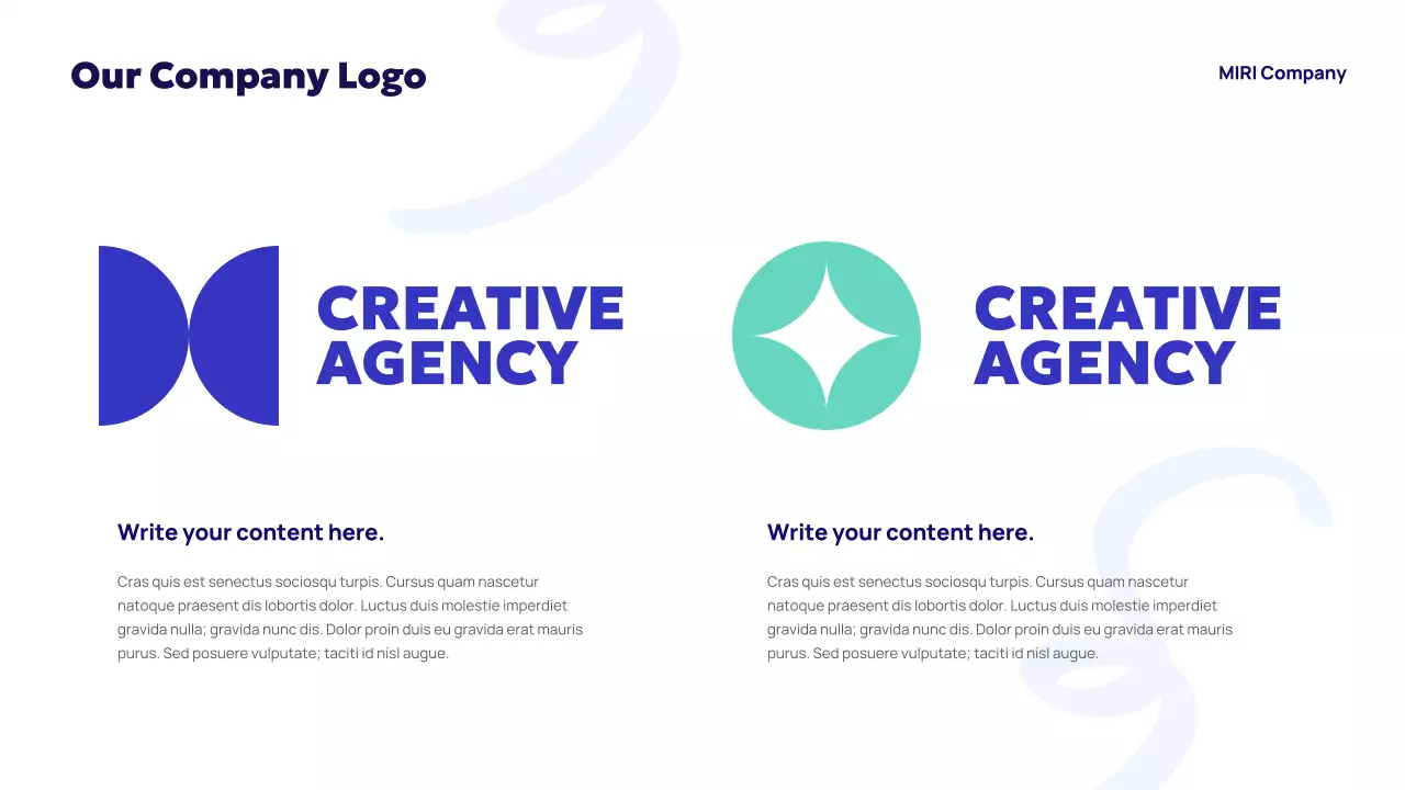 Blue Modern Creative Agency Introduction Presentation