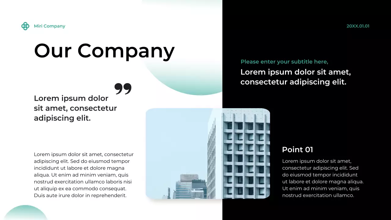 Teal Modern Cybersecurity Agency Presentation