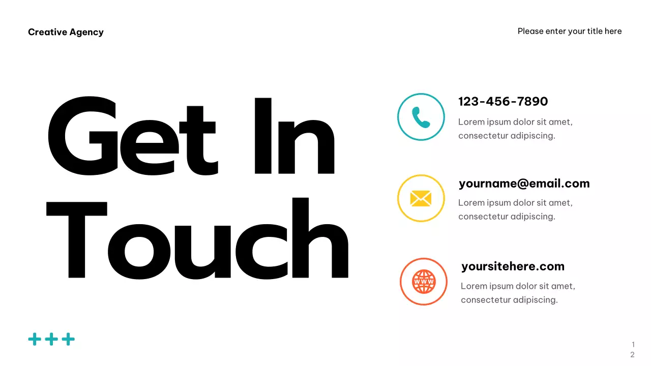 Orange Trendy Creative Agency Presentation