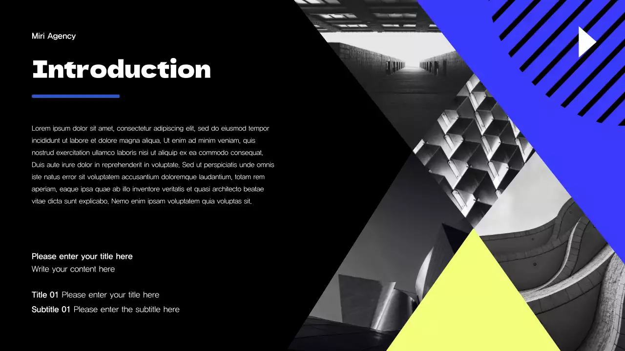 Yellow Modern Creative Agency Introduction Presentation