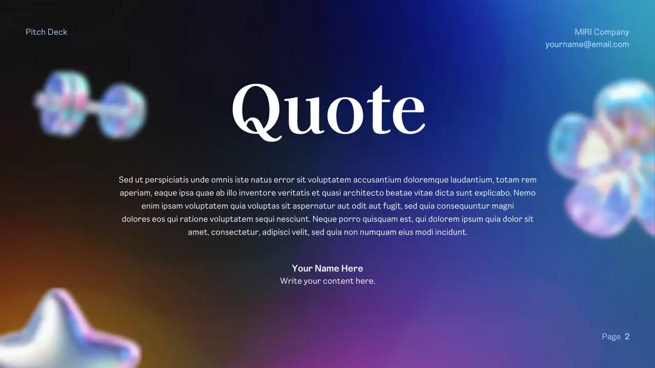 Blue Modern Media Guide Presentation