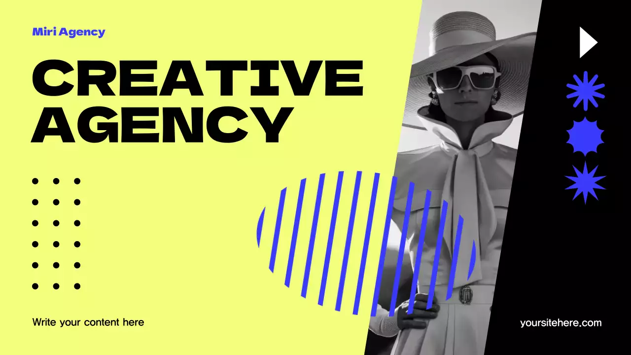 Yellow Modern Creative Agency Introduction Presentation