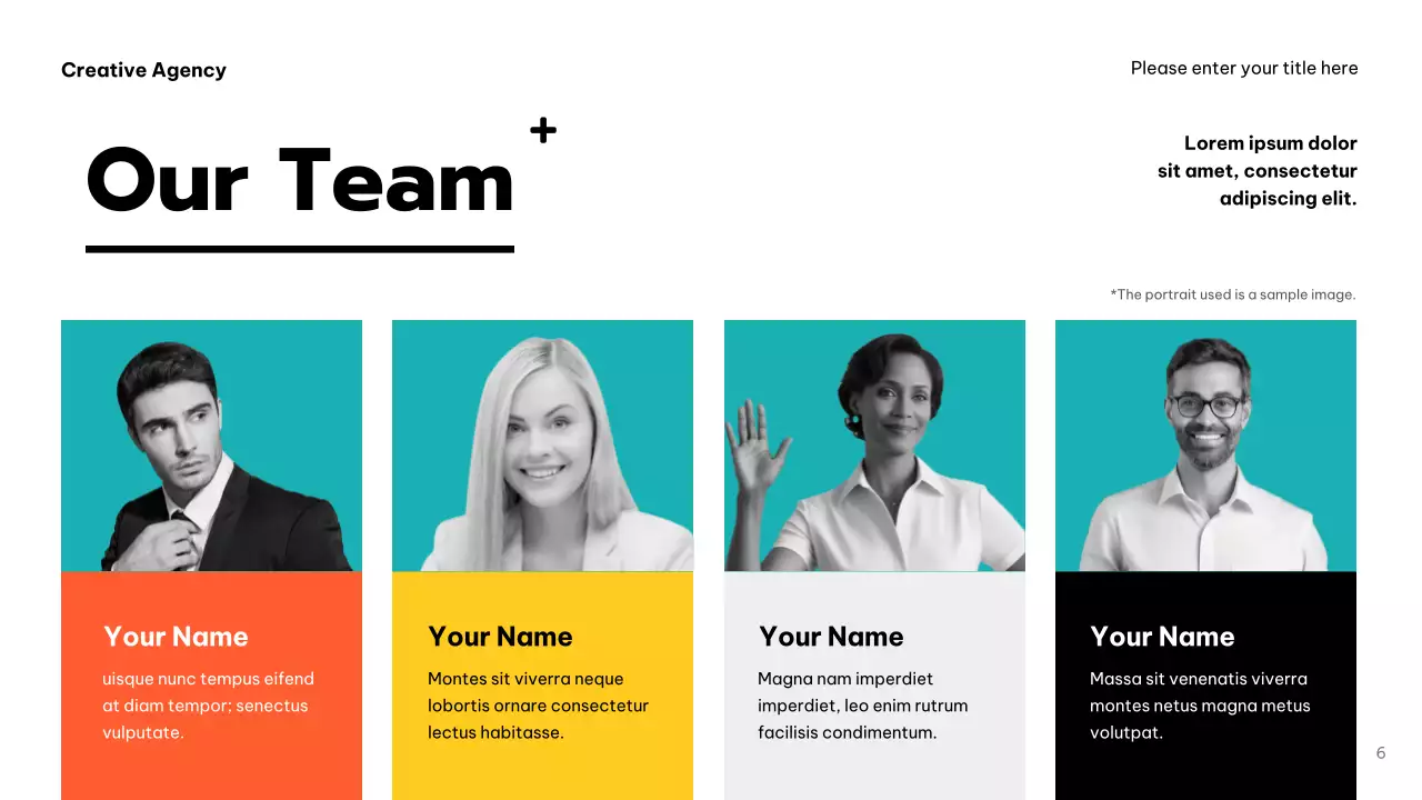 Orange Trendy Creative Agency Presentation