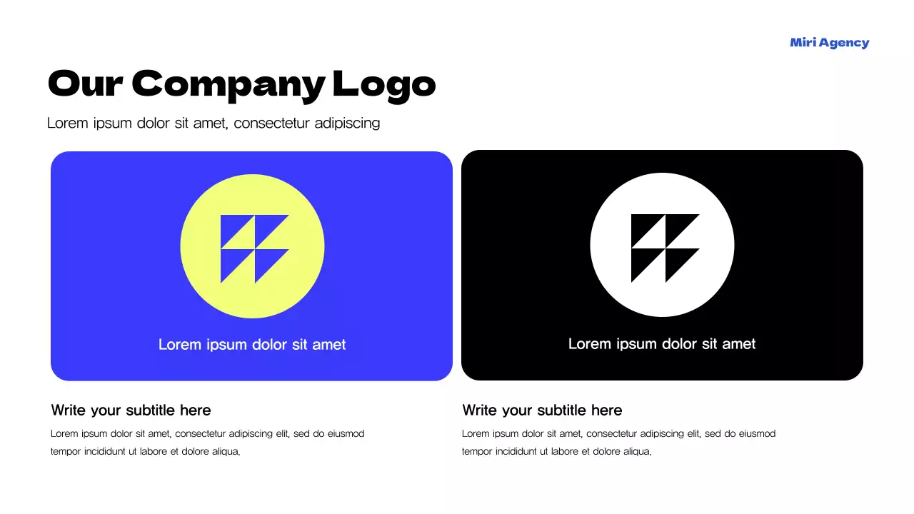 Yellow Modern Creative Agency Introduction Presentation