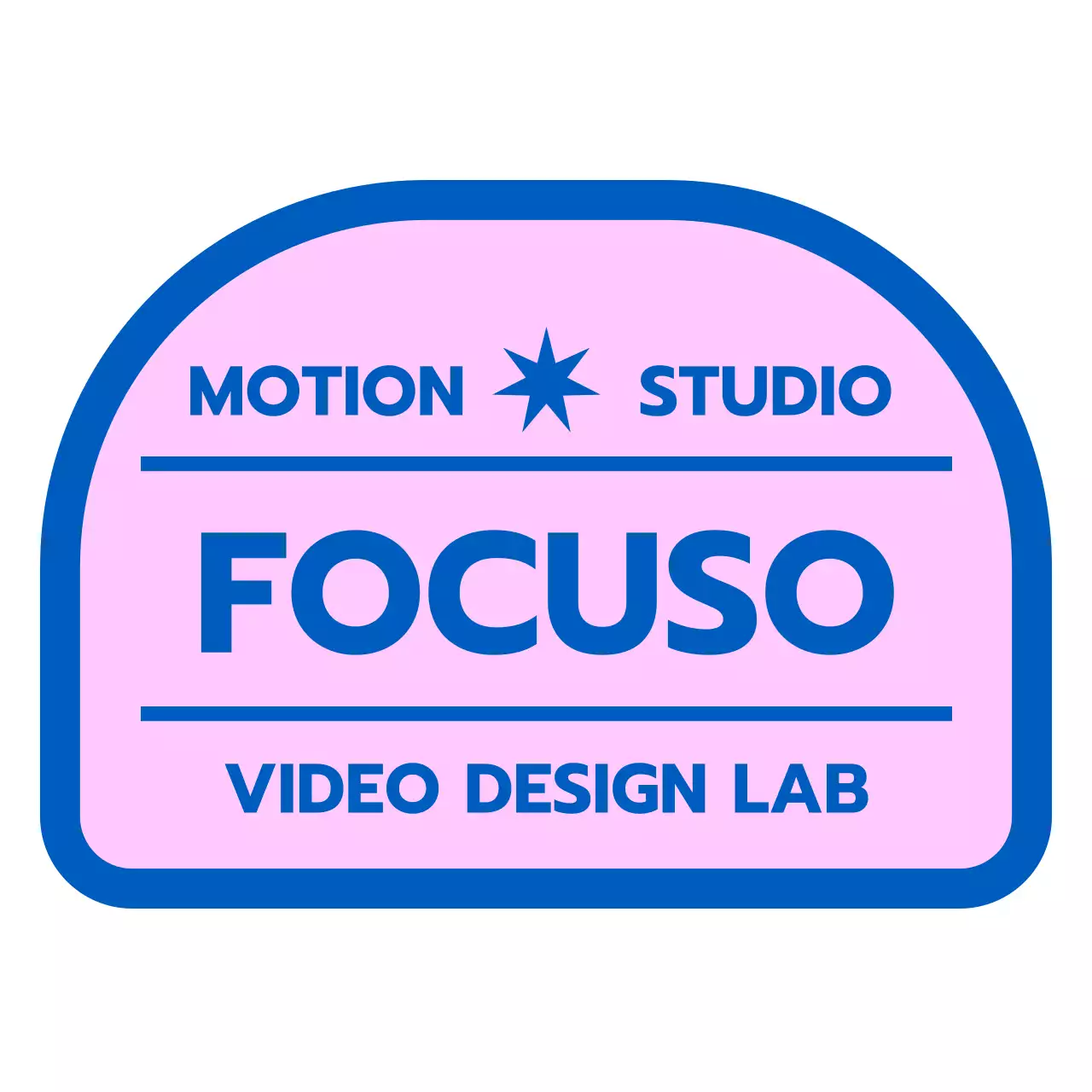 Pink simple logo wording