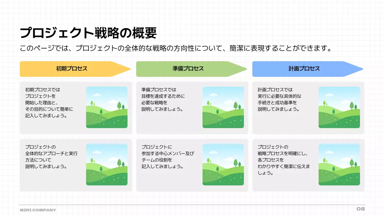 白 シンプル プロジェクト 提案書 プレゼンテーション