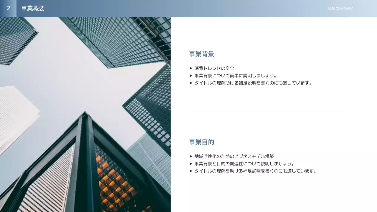 白 シンプル 事業計画書 ドキュメント プレゼンテーション