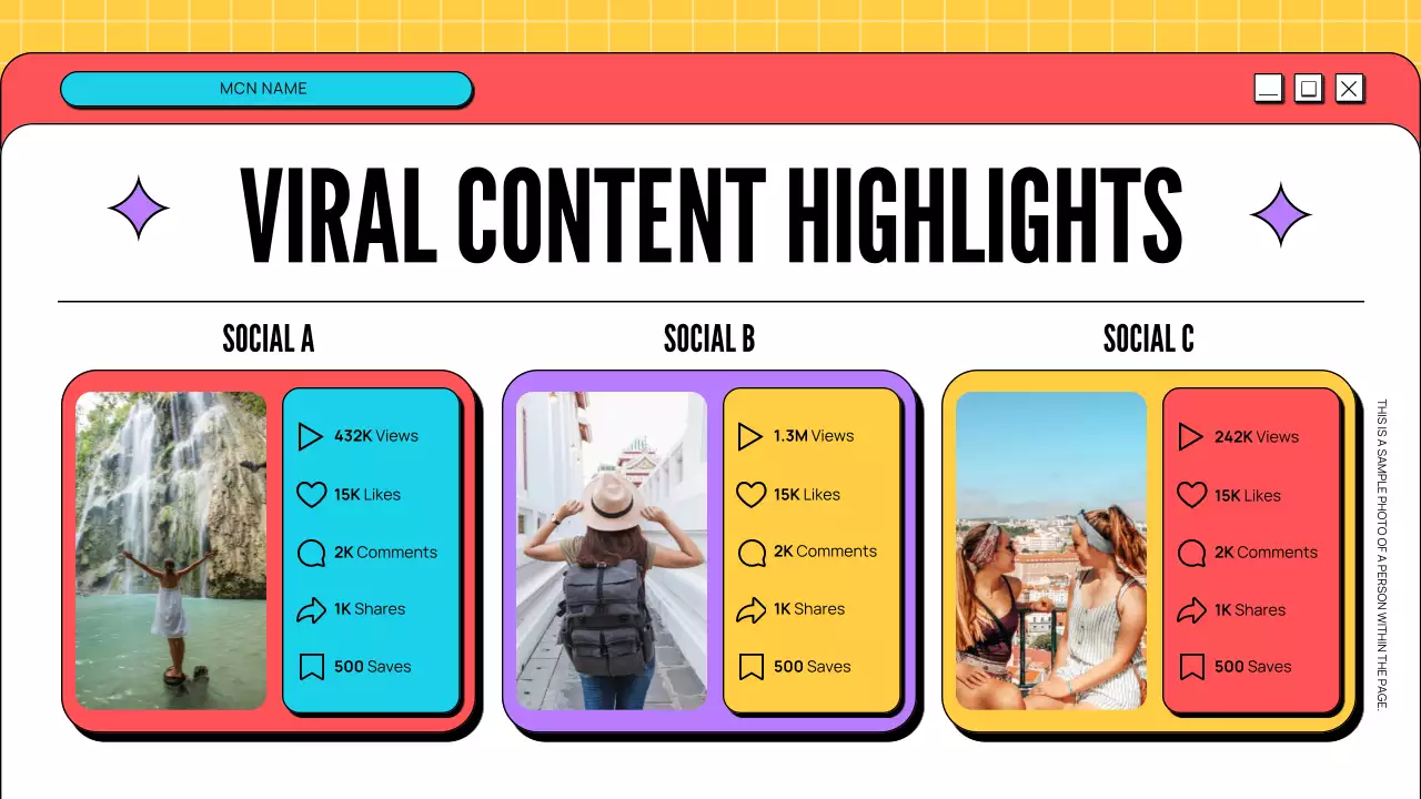 Colorful Trendy Creator Portfolio Presentation