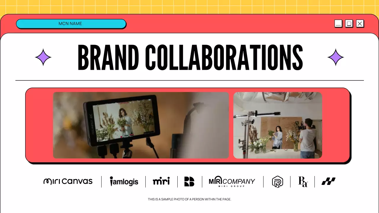 Colorful Trendy Creator Portfolio Presentation