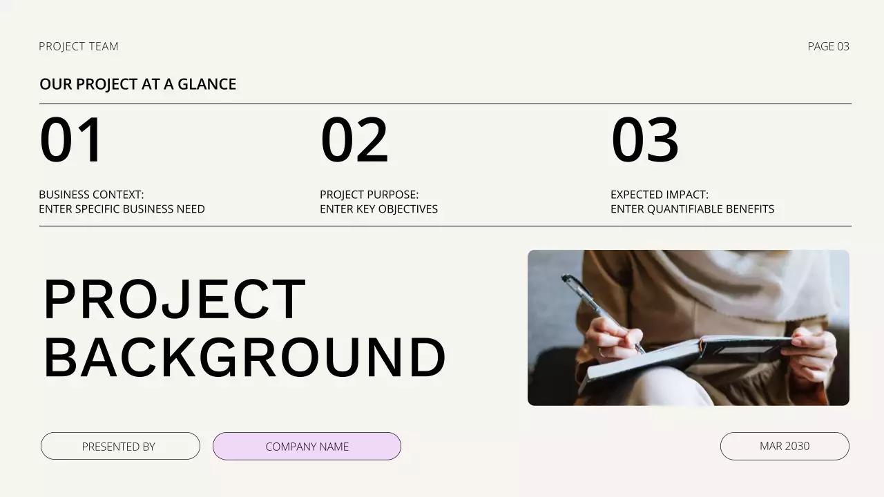 Project Kick-Off Meeting Presentation