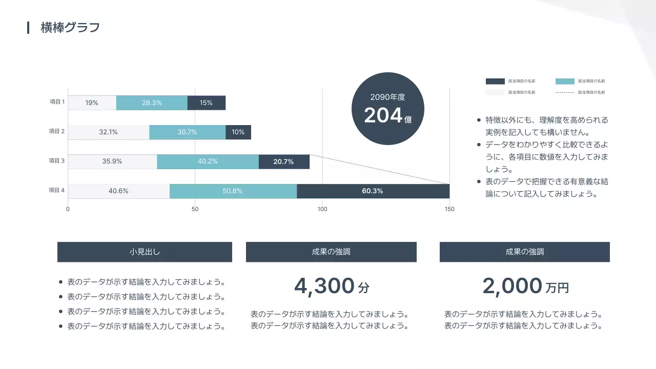 白 シンプル ビジネス 報告書 プレゼンテーション