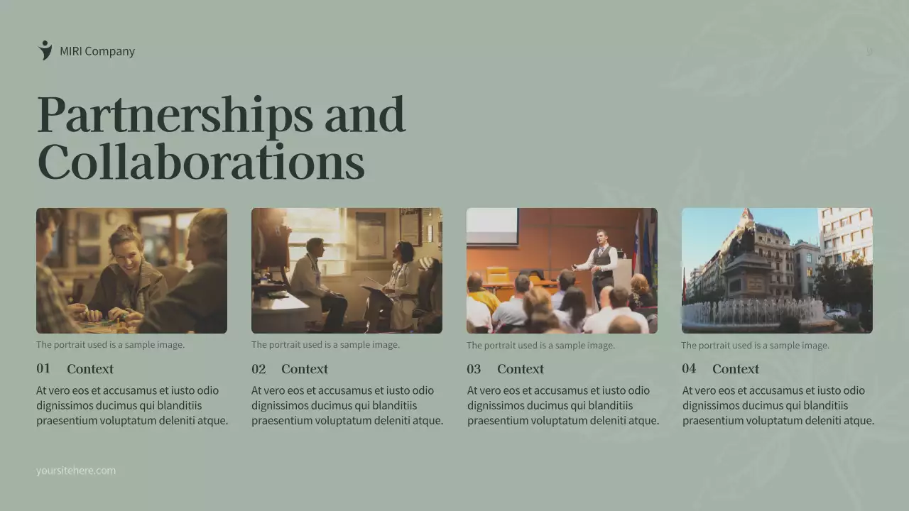 Green Botanical Fundraising Proposal Document Presentation