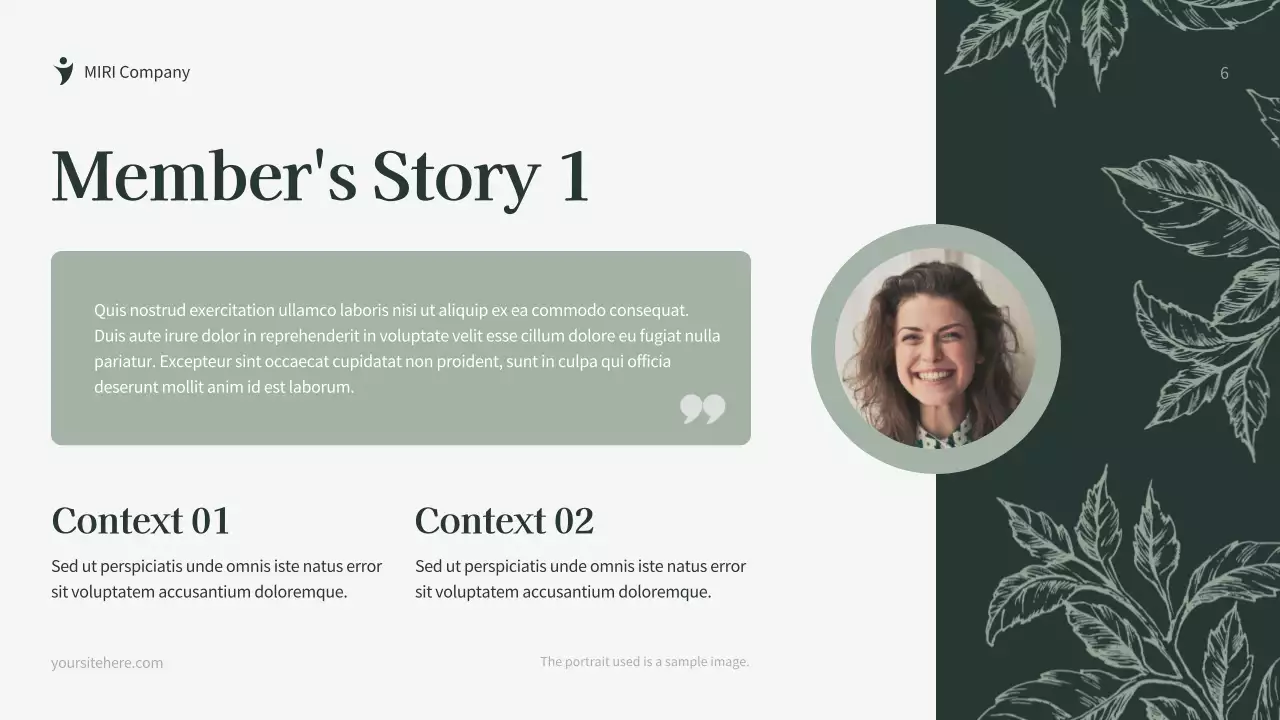 Green Botanical Fundraising Proposal Document Presentation